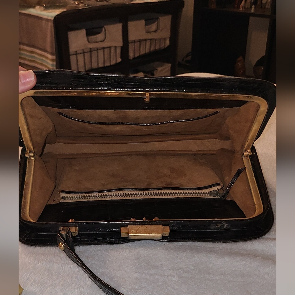 Vintage Python Skin Clutch Bag - Picture 9 of 13